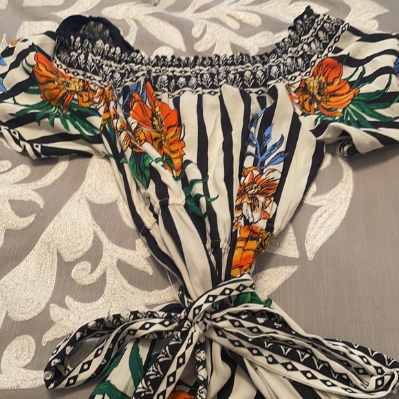 Flying Tomato Off the Shoulder Bohemian Dress- S - Picture 2 of 5